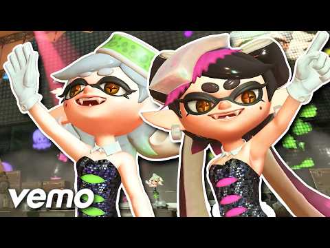 ♪ Spicy Calamari 𝓖𝓻𝓪𝓷𝓭 𝓕𝓮𝓼𝓽 🌈 Caitlin Koi Lyric Video | Splatoon 3