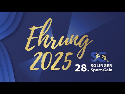 28. Solinger Sport-Gala Ehrung 2025