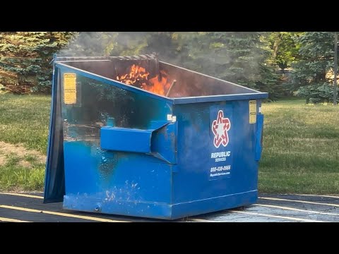 Saginaw Township MI (DUMPSTER FIRE) Scene