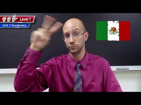 Unit 3 Vocabulary   ASL Level 1   American Sign Language mp4