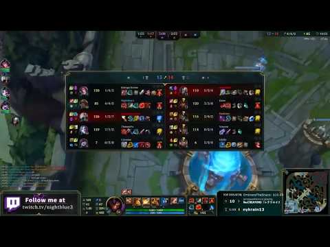 Nightblue3 as Xin Zhao vs Jarvan IV Jungle Patch 8.3 Ranked Gameplay