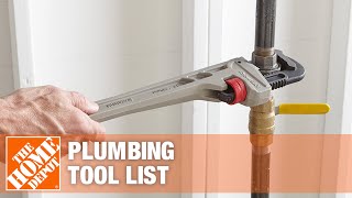 Plumbing Tools List for a Better Toolbox | The Home Depot