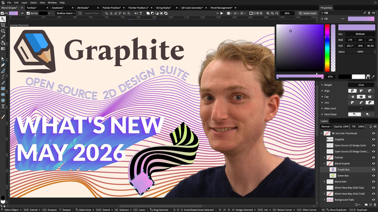 May Update - Graphite, the Open Source 2D Graphics Suite