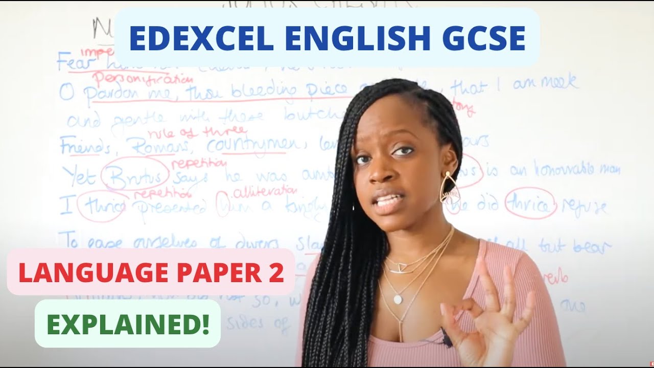 EDEXCEL English Language Paper 2 Walkthrough: Exam Paper Explained in 5 Mins | GCSE English Revision