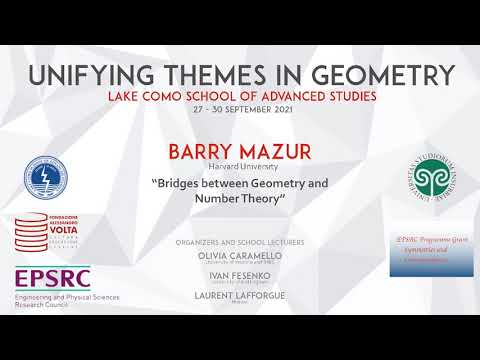 Barry Mazur: “Bridges between Geometry and Number Theory”