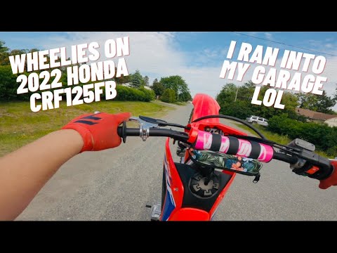 Crashed Girlfriend New Dirt Bike! Wheelie Went Wrong