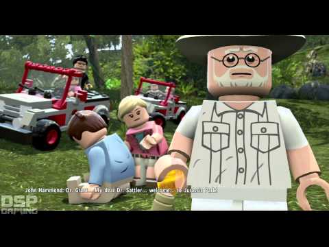 LEGO Jurassic World Co-op pt2 - Jeff Goldblum, My Idol/That's a BIG LEGO