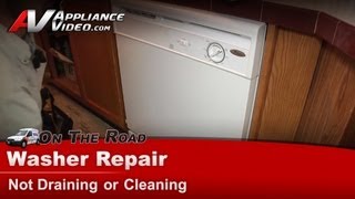 Whirlpool Dishwasher Repair - Not Draining or Cleaning - Inlet Valve