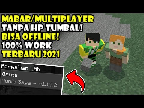How to Play / Multiplayer in the Latest Minecraft PE 1.17 2021 - Without a Sacrificial Cellphone
