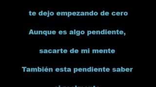 Algo pendiente Yelsid - Astra letra