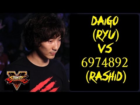 Street Fighter V DAIGO (RYU) VS 6974892 (RASHID) RANKED MATCH - VER 1.01 HD
