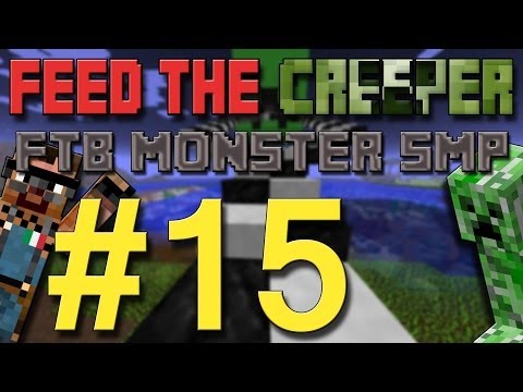 Feed The Creeper, FTB Monster SMP #15 - Extra Hearts, Ender Quarry and a BIG Surprise!