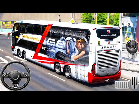 Offroad Euro Coach Bus Driving Simulator 3D-Real City Uphill Coach Bus Driver 2025__Android Gameplay