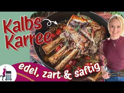 Oven-baked veal rack