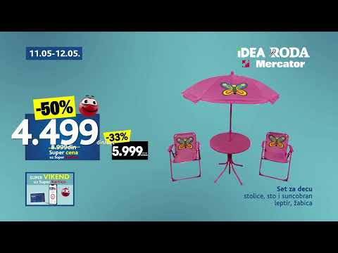 IDEA RODA MERCATOR I Super vikend 11 - 12.05.2024.