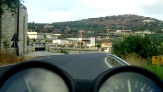preview picture of video 'Honda CB-1 400 motorcycle ride in Crete - Panormo - Ρέθυμνο, Κρήτη'