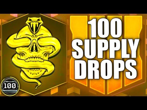 So I Opened 100 Supply Drops in Black Ops 4... Video