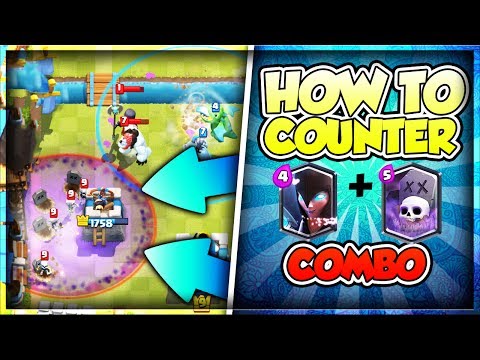 HOW TO COUNTER NIGHT WITCH GRAVEYARD DECKS - CLASH ROYALE!