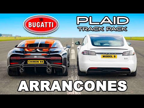 Bugatti Chiron Super Sport vs Model S Plaid Track Pack: ARRANCONES