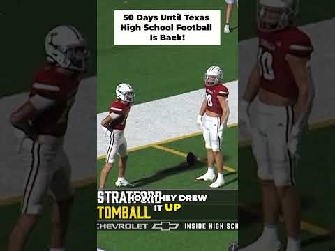 Posting 1 play every day until Texas High School Football is back! 50 days left!