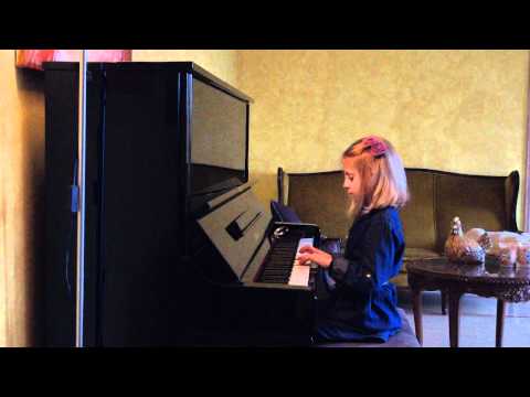 F.SPINDLER-Sonatina C-dur op.157 nr.1 cz.I.( Antonina 6 years old)
