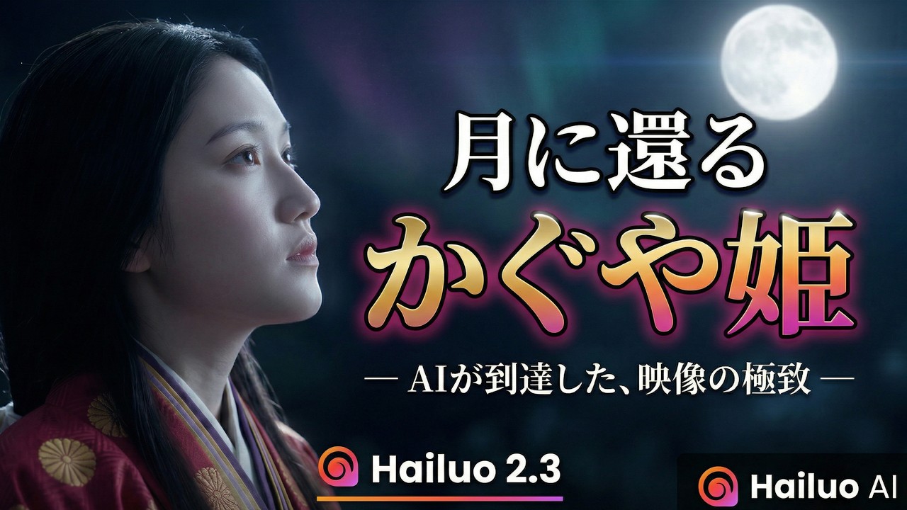 AIでかぐや姫を実写化してみた【Hailuo 2.3 完全解説】