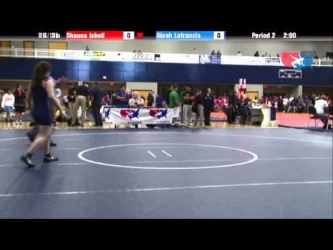 WM 59 KG Shauna Isbell (TMWC) vs Aleah Lafrancis (MBU)