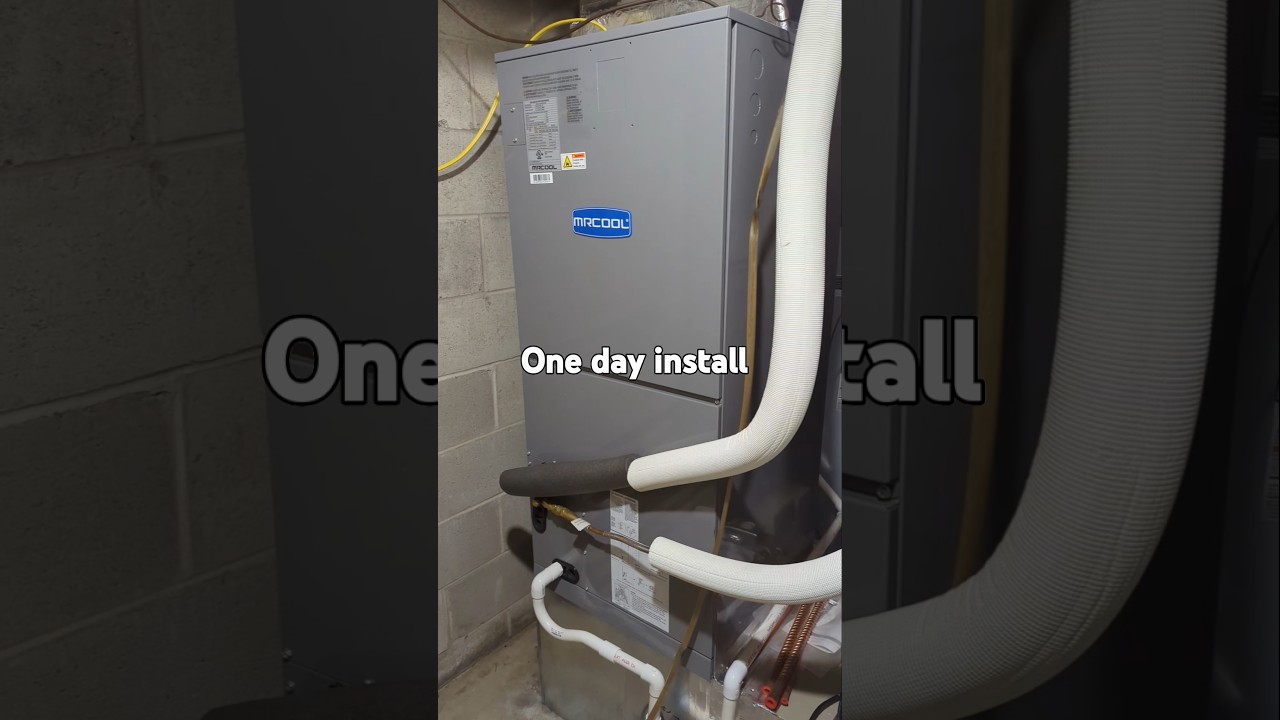 I installed a new Mr Cool central air system.