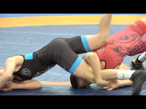 Wrestling / Ringen Sparkassenpokal Jena 2023, Jugend B, 48 kg, Freestyle, Heinrich - Malsagov