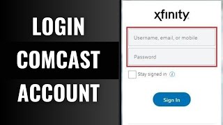 How to Signin to Xfinity Email | Login Comcast Account