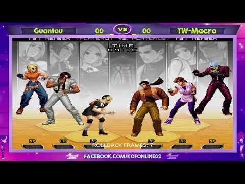 Guantou (罐頭) Vs TW-Macro FT10 KOF 2002 UM - Jogadores com habilidades diferenciada