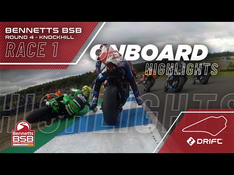 2025 Bennetts British Superbike Championship: RD4 - Knockhill - Race 1 onboard highlights