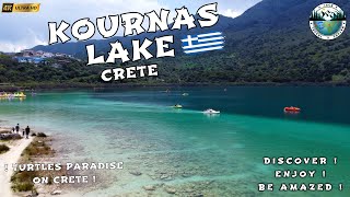 KOURNAS LAKE -  MAGICAL Greek lake with TURTLES on Crete! 4K UHD
