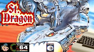 SAINT DRAGON – Commodore 64 (1990) | Classic Horizontal Shooter with Unique Dragon Mechanics