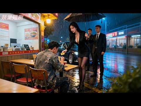 Tycoon fed beggar food,but 10y later he bankrupt,beggar returned with billions