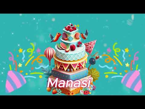 Manasi Happy Birthday to you with best wishes