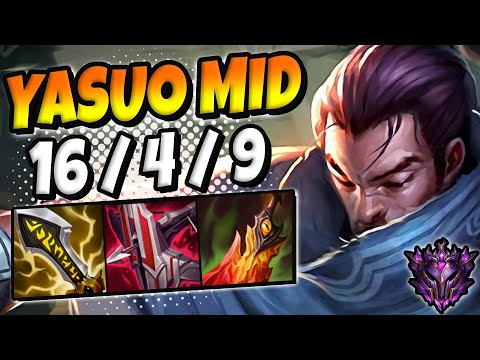 Yasuo MID vs Fizz [ OTP ] Lol Korea Master Patch 12.5 ✅