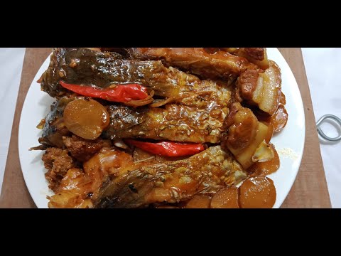 Cách Làm Cá Trắm Kho Riềng Thịt Ba Chỉ | Ẩm Thực Nhà Làm