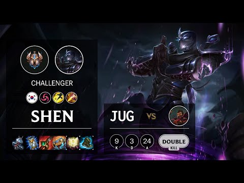 Shen Jungle vs Graves - KR Challenger Patch 10.19