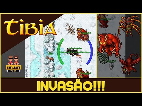 Tibia: Invasão de Aniversário - Svagrond  Utobra - EK 80+ UMA MORTE EMOCIONANTE!