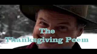 The Thanksgiving Poem by Bucky Lewis