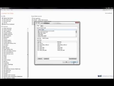 Tableau Tutorial: Connecting to a Data Source (Access and Excel)