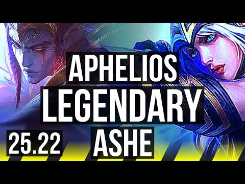 APHELIOS & Zilean vs ASHE & Leona (ADC) | Quadra, 18/1/7, Legendary | NA Grandmaster | 25.22