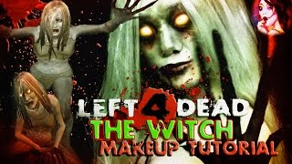 Left 4 Dead: The Witch ☠ A Horror Makeup Tutorial ☢ | AUDFACED