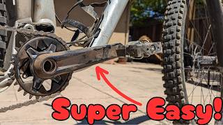 How To Properly Remove Shimano Crankset || Hollowtech II