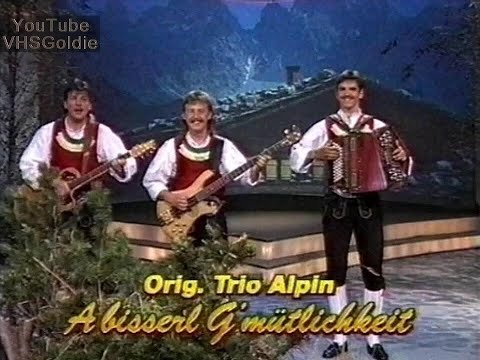 Trio Alpin - A bisserl G'mütlichkeit - 1992 - #1/2