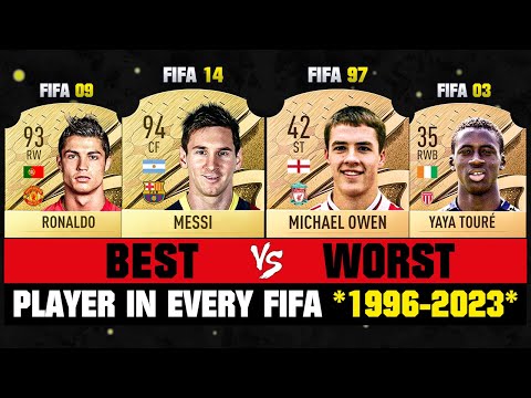 BEST VS WORST Football Players In Every FIFA Game! 😱🔥 ft. Ronaldo, Messi, Toure… etc