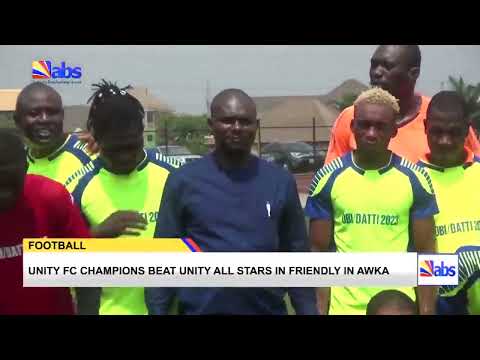 Football: Unity FC Champions Beat Unity All Stars In Friendly