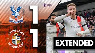 Crystal Palace 1-1 Luton | Extended Premier League Highlights