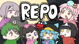 【R.E.P.O】初見プレイでパーティー気分を味わおう【蒼葉/アレナ/トイレの花子さん/真ん丸/楽都あいす】